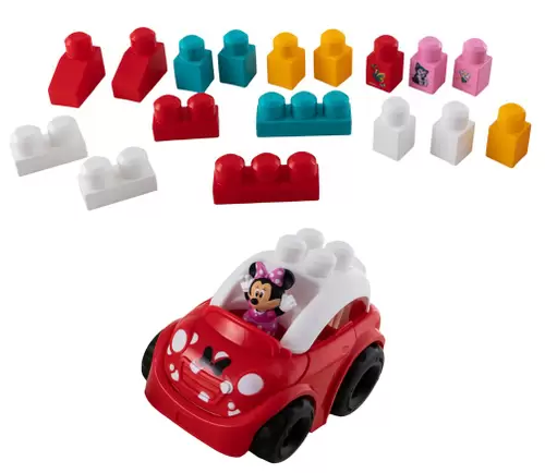 Blocos de Montar Disney Junior Mega Bloks - Conversível da Minnie Mattel 18 Peças