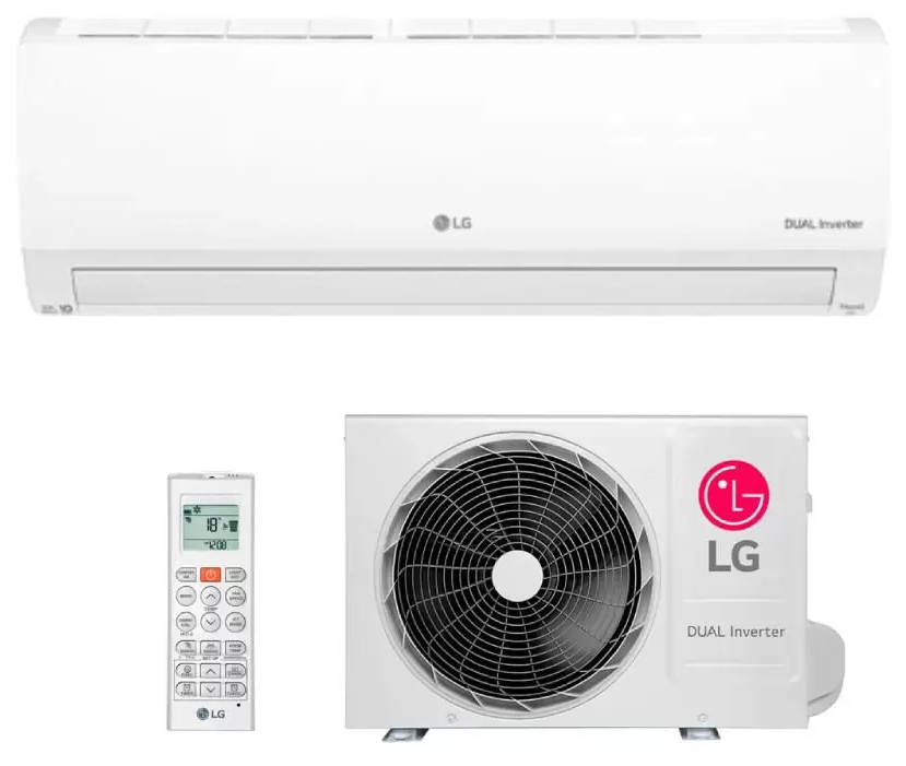 Ar Condicionado Split Inverter LG Hi Wall DUAL Voice 12000 BTUs Frio S4NQ12JA31C - 220V