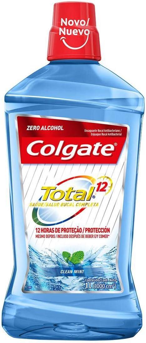 Enxaguante Bucal Colgate Total 12 Clean Mint 1000ml