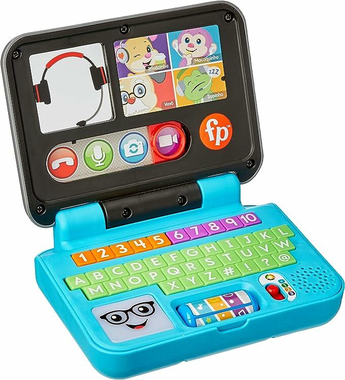 Fisher-Price Aprender E Brincar Laptop De Aprendizagem, Multicolorido