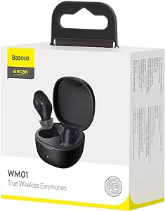 Fone de Ouvido Sem Fio Baseus Encok WM01 Preto