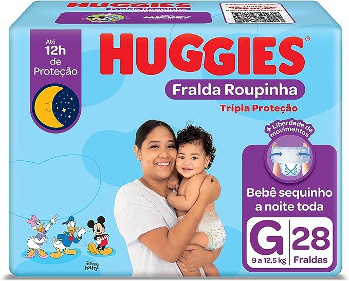 Fralda Huggies Tripla Prot. Roup. g - 28und