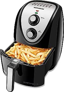 Fritadeira Sem Óleo Air Fryer 5L, Mondial, Preto/Inox, 1900W, 110V - AFN-50-BI