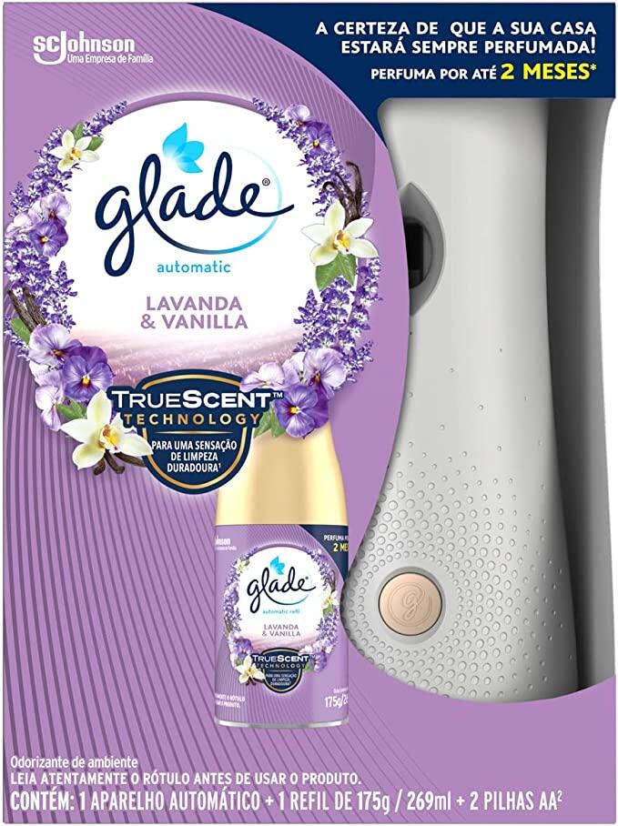 Glade Aromatizador de Ambiente Automático Aparelho + Refil Lavanda & Baunilha 269ml