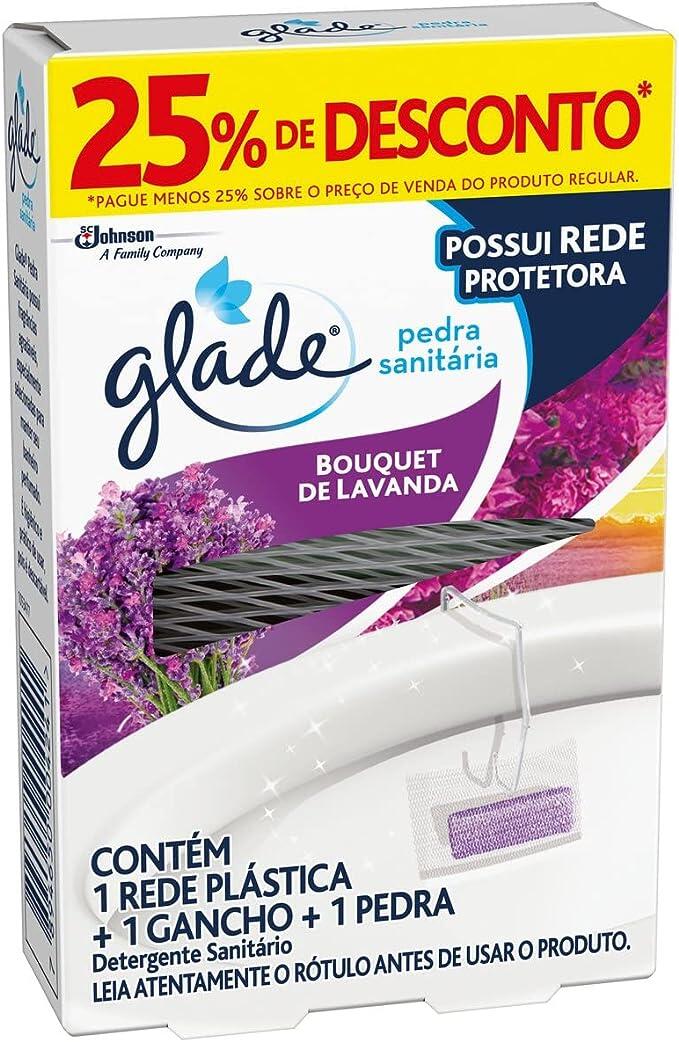 Glade Desodorizador Sanitário Pedra Bouquet de Lavanda 25g