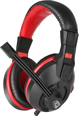 Headset Gamer EXODUS Multiplataforma P2/P3 Preto/Vermelho - HGEX1 ELG