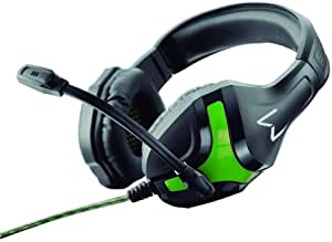 Headset Gamer Harve P2 Stereo Preto/Verde Warrior - PH298