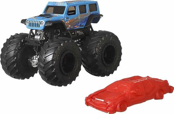 Hot Wheels Monster Trucks 1:64 Asst. - APENAS 1 (UMA) UNIDADE - NÃO É POSSÍVEL ESCOLHER, Multi