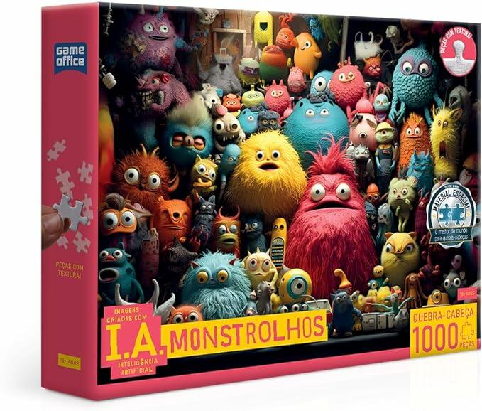 Ia Monstrolhos - Quebra-cabeça - 1000 Peças - Toyster Brinquedos