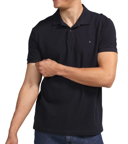 Camisa Polo Aramis Reta Lisa Azul-Marinho