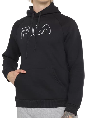 Moletom Fila Letter Outline c/ Capuz Masculino