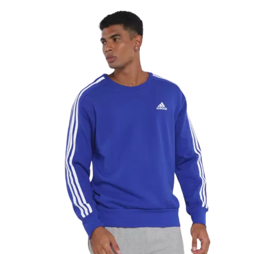 Moletom Adidas Essentials 3 Listras Masculino