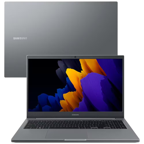 Notebook Samsung Core i3-1115G4 4GB 256GB SSD Tela Full HD 15.6” Windows 11 Book NP550XDA-KV3BR