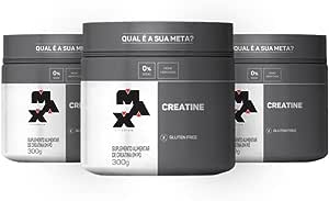 Kit 3x Creatina - 300g - Max Titanium