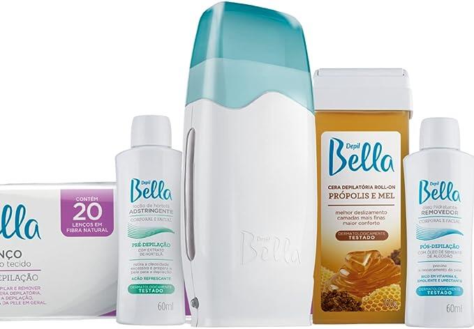 Kit Para Depilação Sistema Roll-On, Depil Bella