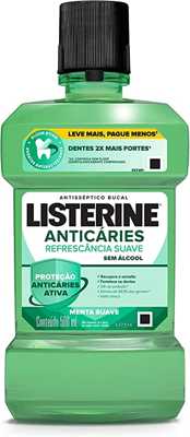 Listerine Anticáries Enxaguante Bucal, 500ml