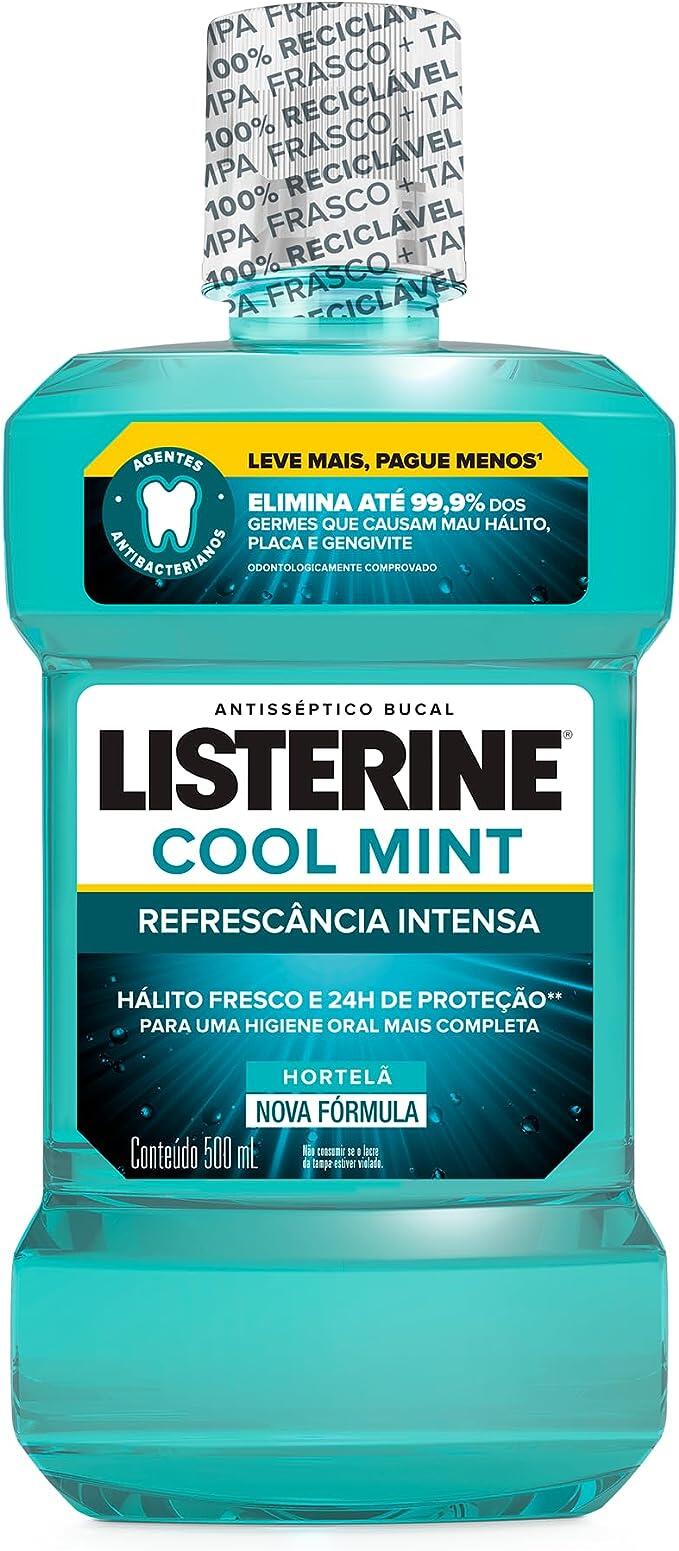 Listerine Cool Mint Enxaguante Bucal, 500ml