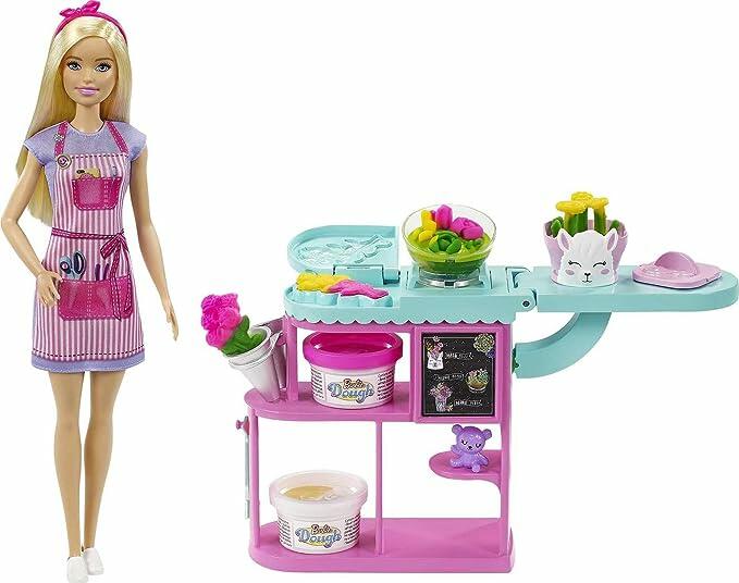 Mattel Barbie Profissões Loja de Flores, Rosa, Boneca