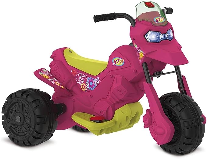 Mini Moto Eletrica Infantil Xt3 com Cambio 2 Marchas Recarregável Bandeirante