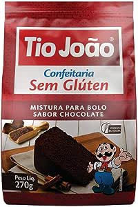 Mistura para bolo sabor chocolate Tio João - 270G