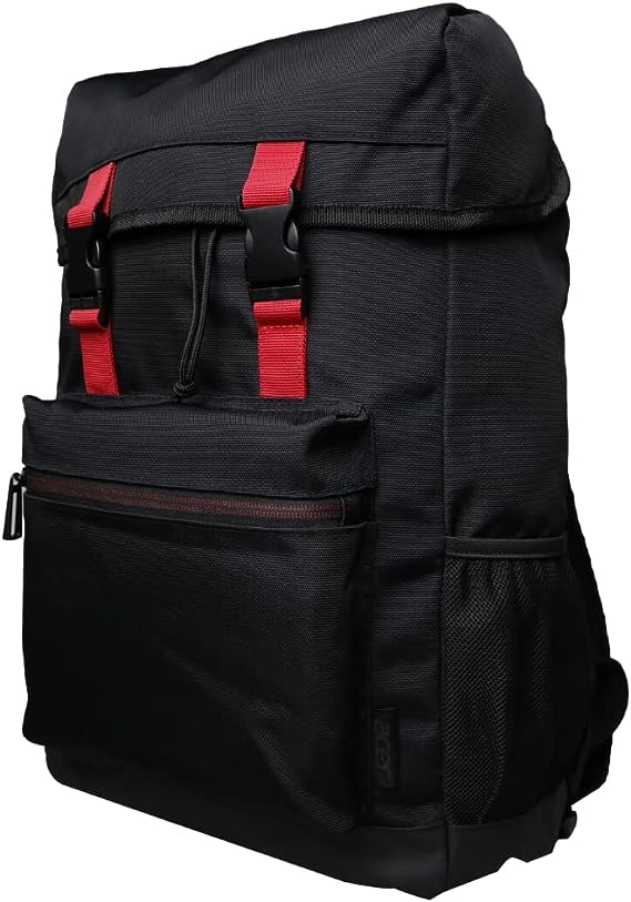 Mochila Acer Nitro ABG143 Capacidade para armazenar Notebooks de 15.6” polegadas, Capacidade 30 litros, Preta com detalhes em vermelho.