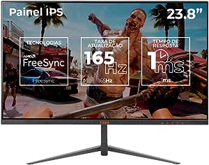 Monitor Gamer Pichau Centauri CRS24B, 23.8 Pol., IPS, Full HD, 1ms, 165Hz, FreeSync, HDMI/DP, PG-CTRS24B-BL01