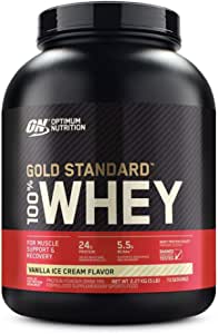 Optimum Nutrition, WHEY, Gold Standard, 5,00 LBS (2.27KG) - Baunilha