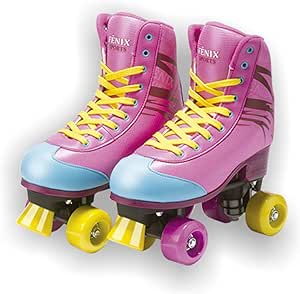 Patins Quatro Rodas Roller Skate, Fenix, Multicor