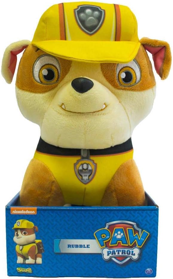 Pelúcia Paw Patrol, Rubble, Sunny, 12