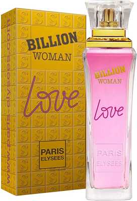 Perfume Importado Paris Elysees Eau De Toilette Feminino Billion Woman Love 100ml