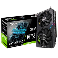 Placa de Vídeo RTX 3060 Asus Dual O12G V2 NVIDIA GeForce, 12GB GDDR6, LHR, DLSS, Ray Tracing - DUAL-RTX3060-O12G-V2