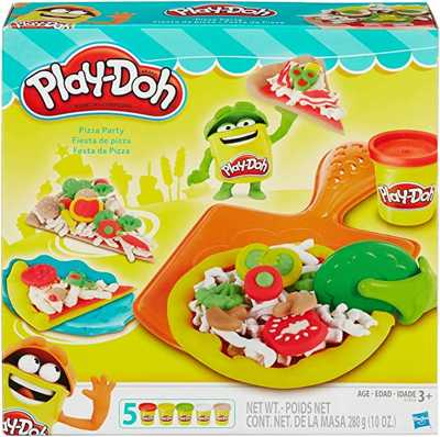 Play-Doh Conjunto De Massinha Festa Da Pizza Com 5 Potes Multicor