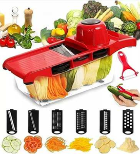 Ralador Fatiador Legumes Mandoline Slicer Multifuncional Aço Inox - original