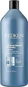 Redken Shampoo Extreme Bleach Recovery, Promove maciez, Fortifica a fibra capilar após a descoloração, Para Cabelos Descoloridos 1L