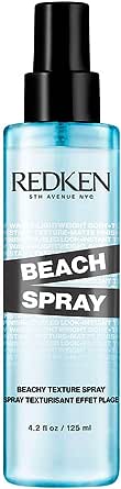 Redken Spray Texturizante Beach Spray | Promove efeito ondas de praia | Sem sal marinho | Para todos os tipos de cabelo | Volume instantâneo | 125ml