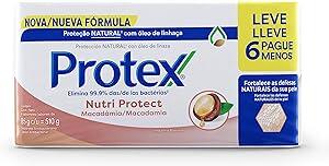 Sabonete em Barra Protex Nutri Protect Macadâmia 85g 6 unidades