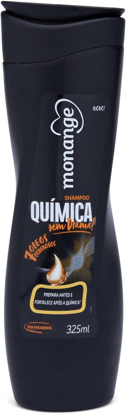 Shampoo Monange Química Sem Drama 325Ml, Monange