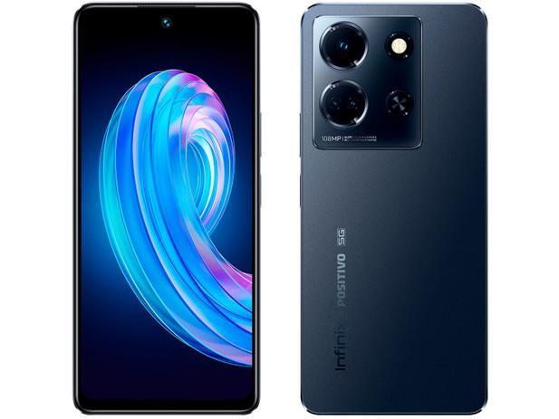 Smartphone Infinix Note 30 256GB Preto 5G Mediatek 8GB RAM 6,78