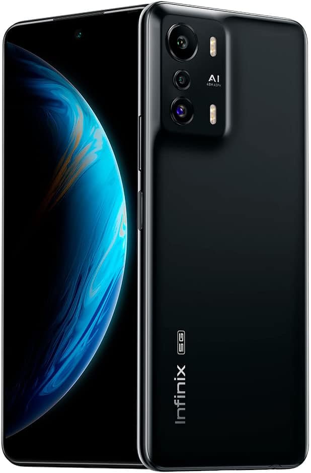 Smartphone INFINIX ZERO 5G 128GB Câmera Tripla até 48 MP 5000 mAh Tela 6,78” de 120 Hz FullHD Dual Chip 5G 8GB RAM – Preto