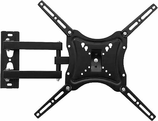 Suporte Articulado de Parede para TV, Ajuste Livre, Adequado para TVs de 14 a 42 Polegadas, Suporta um Peso Máximo de 30 Quilogramas