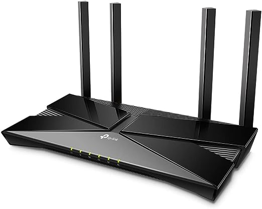 TP-Link Archer AX53 Next-Gen WiFi 6 Gigabit Dual Band Wireless Cable Router, Velocidade WiFi até 2402Mbps/5GHz+574Mbps/2.4GHz, 4 Gigabit LAN Ports, Ideal para jogos Xbox/PS4/Steam & 4K/8K