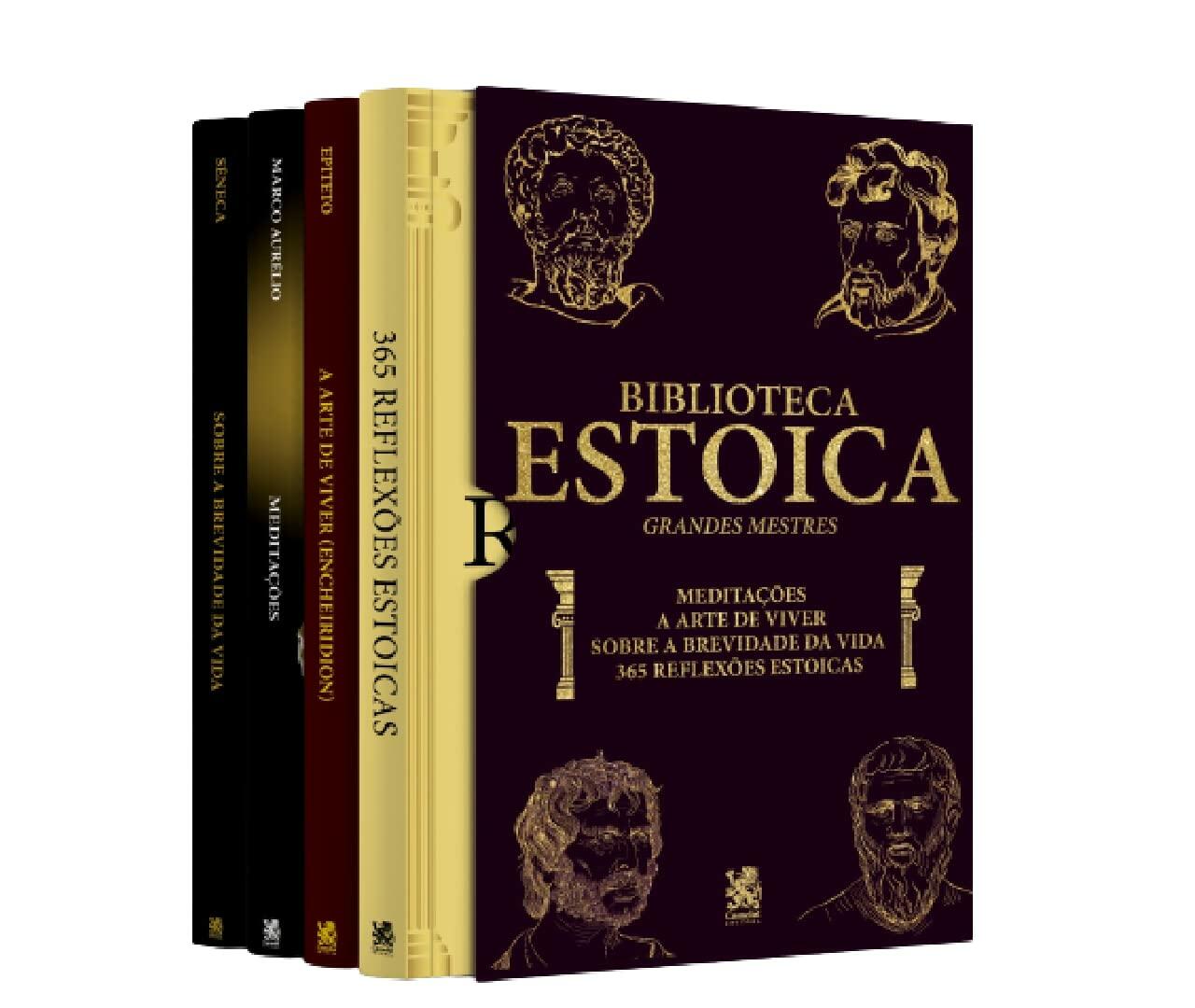 Biblioteca Estoica: Grandes Mestres Volume 01 - Box com 4 Livros
