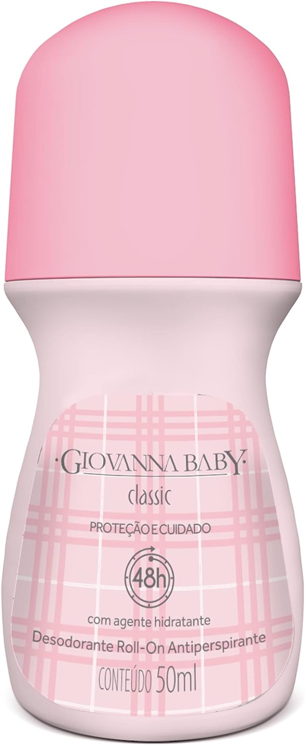 Desodorante Roll-On 50 Ml Feminino Rosa, Giovanna Baby