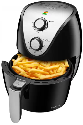 Fritadeira Elétrica sem Óleo/Air Fryer Mondial - Family IV AF-30-I Preta 3,5L com Timer