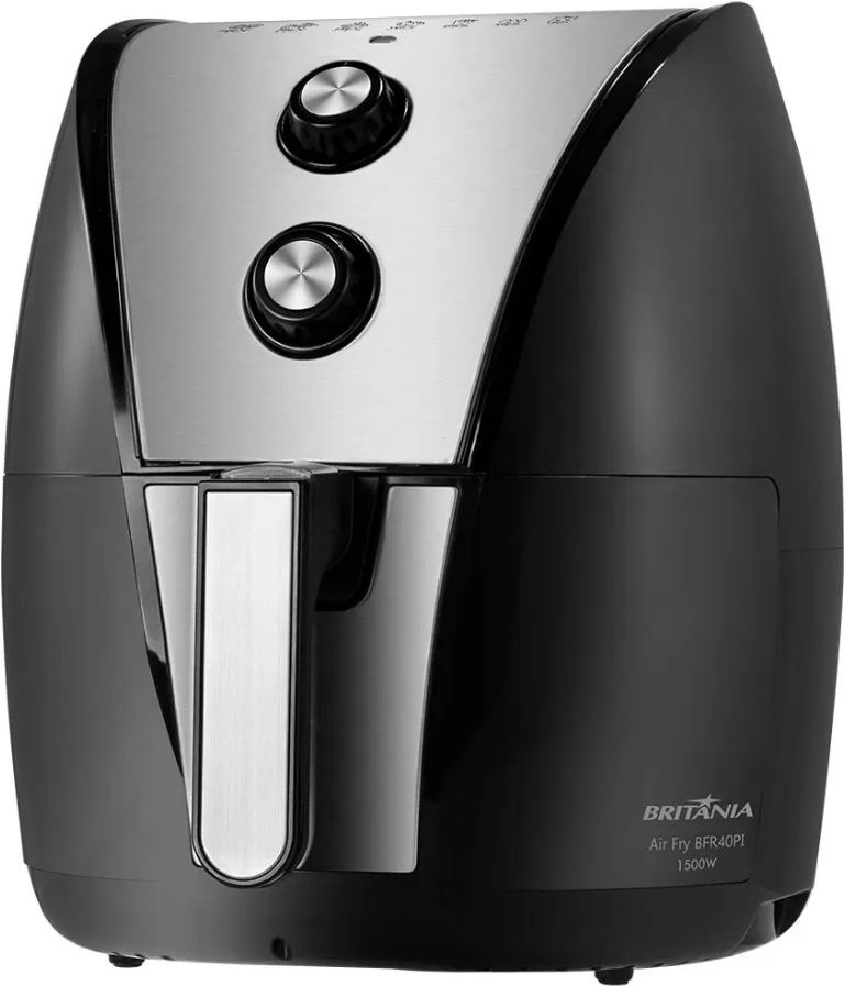 Fritadeira Elétrica sem Óleo/Air Fryer Britânia - BFR40PI Preta 4,35L com Timer