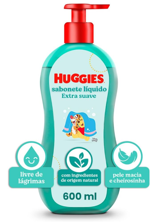 Sabonete Líquido Huggies Extra Suave - 600ml