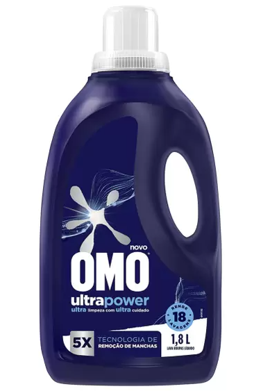 Sabão Líquido Omo Ultra Power Original 1,8L