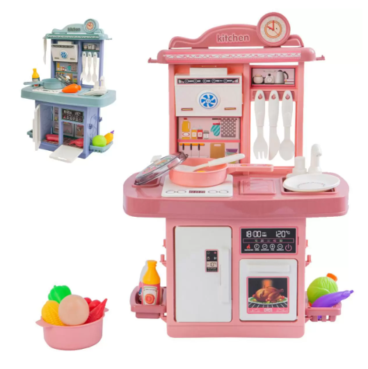 Kit Cozinha De Brinquedo Infantil Completa Solta Água E Som - ATENTU KIDS