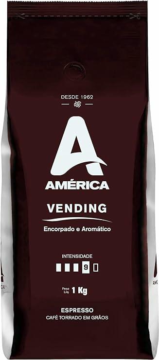 América Café Torrado Em Grãos Vending 1 Kg