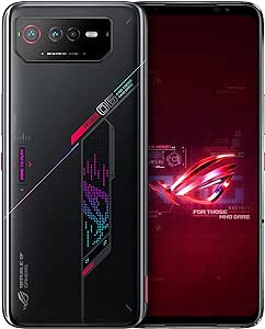 ASUS, Smartphone Gamer ROG Phone 6 AI2201-1A047BR SNAPDRAGON / 8 GB / 256 GB/Android 12 / Black/SIM (Nano) / SIM (Nano)